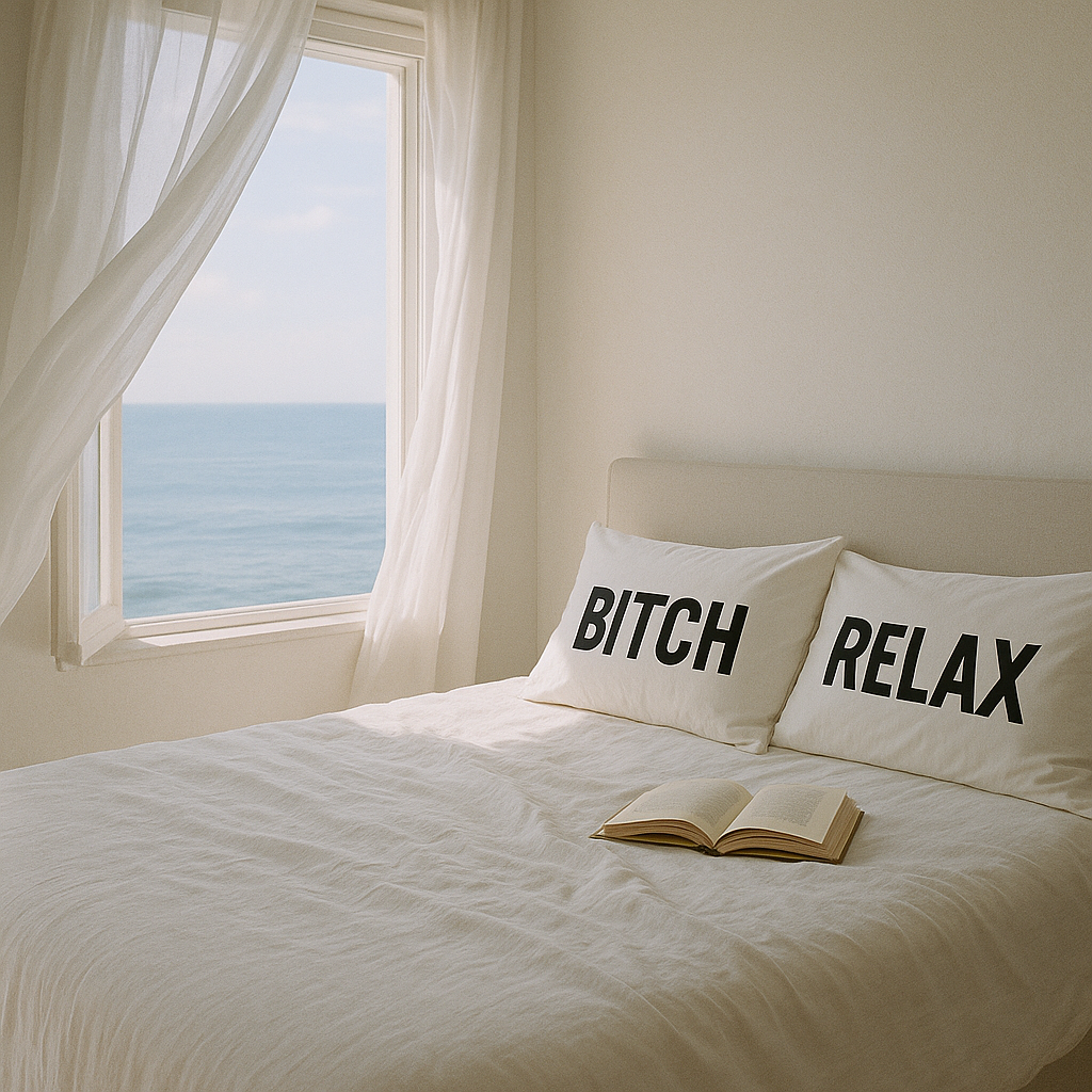 BITCH RELAX” Bed Set — Inspired by Max’s iconic bedroom in Ginny & Georgia